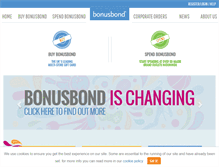 Tablet Screenshot of bonusbond.com